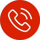 Call icon red